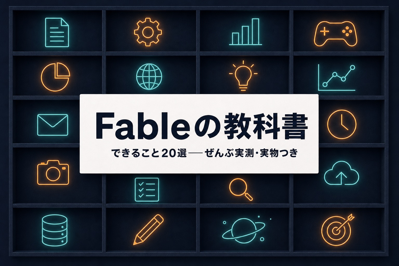 "すごいらしい"を3時間で"使える"に変える——Fableの教科書