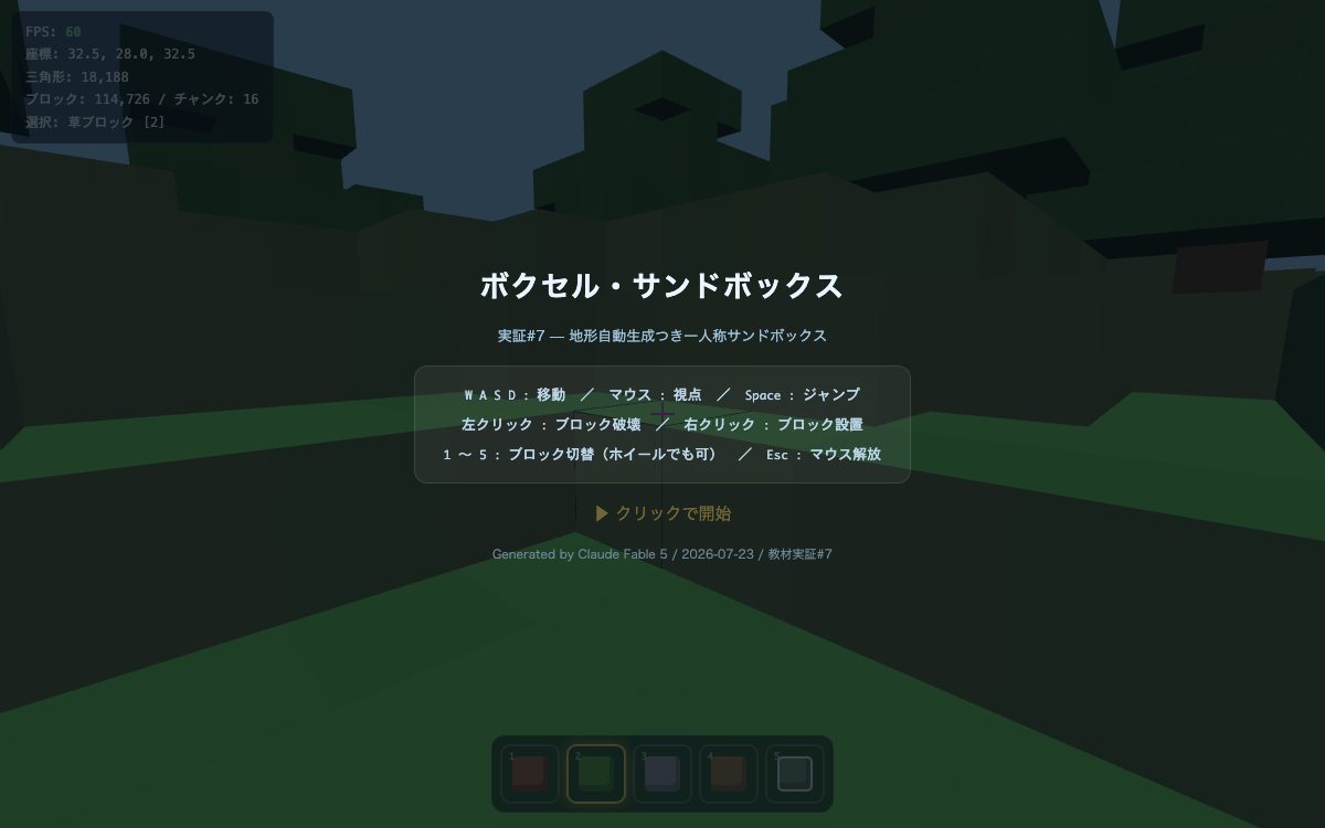 実物のスクリーンショット